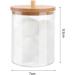 Honrane Cotton Pad Holder Cosmetic Cotton Pad Organizer Cosmetic Storage Box Transparent Convenient Simple Makeup Cotton Pad Swabs Organizer Storage Box for Home 3 - Buy Online on GoSupps.com