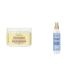 Shea Moisture Strengthen & Restore + Hydrate & Repair Multi-Action Leave-In Conditioner Bundle Castor Oil + Hair Treatment Honey & Yogurt