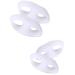 Buy 2 Pairs of Soft Silicone Toe Separators | Little Toe Correctors & Protectors - International Shipping Available - Buy Online on GoSupps.com