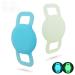 WHALEZON Airtag Cat Collar Holder Small Air Tag Dog Collar Holder Compatible with Apple Tag Anti-Lost Pet Tracker Cases Fit on Puppy Collars 3/8" 5/8" A3 Luminous Green Luminous Blue