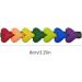 XIAHIOPT Rainbow Color Heart Shape Hairpins Glitter Hair Clip Barrettes Hair Clip for Woman Bangs 2 - Buy Online on GoSupps.com