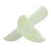 Sewoart 2 pieces jade comb jade scalp massage curb portable comb scratch comb for head scalp massage device Schabecamp head acuppunkt massage bums portable jade massage bum