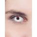 Contact lenses annual lenses bleeding eye white - motif lens with prescription (1 piece) - diopters: -3.5 - ideal for Halloween carnival & motto party Bleeding eye white -3.5 dioptria