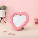 Utavu Heart-Shaped Makeup Mirror - Wall/Desktop Vanity Mirror for Women - Ideal Gift for Ladies & Friends - Buy Online on GoSupps.com