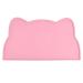 Suppal pad for small dogs and cats bowl pad silicone waterproof 44 x 25 cm bowl pad cats surface for cat bars bowl pad silicone cats and small dogs (pink)