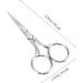 POPETPOP Stainless Steel Eyebrow Scissors Set - 6pcs Facial Hair Grooming Tools for Eyebrows Mustache & Nose Hair - Buy Online on GoSupps.com