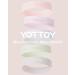 YOTTOY Silicone Resistance Bands for Workouts - 4 Levels of Elastic Exercise Loop Bands for Legs Physical Therapy Yoga & Fitness - Pink & Blue - Buy Online on GoSupps.com