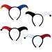 hgnxa Hairbands Festive Photo Booth Props Jester Clown Horn Headbands Party Headpiece Fun Headbands for Music Festivals Black Red - Buy Online on GoSupps.com
