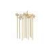 Pin Jewelry Gifts for Women Ladies Fashion Elegant Accessories Stars Moon Inlaid Crystal Long Tassel Brooch Luxury Wedding Banquet Brooch Jewelry Brooches & Pins