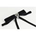 WONDER ME Black Velvet Love Pearl Spring Clip French Retro Court Hairpin | 250*170*35mm Black - Buy Online on GoSupps.com