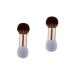 Set of 2 Makeup Cosmetic Tool Foundation Make-Up Powder Brush Cosmetic Brush Tool Dropshipping Painting Foundation Brush Blush Brush Double Brush Wooden Handle