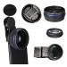 Phone Camera 37mm Diameter Lens 0.45X Super Wide Angle+15X Macro Lens, 2 in 1 Professional HD Camera Lens Kit for Most Smartphone/Ipad/Tablet No Dark Corners