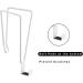 Storage rackToilet Roll Holder Over The Tank Toilet Tissue Roll Paper Holder Stand Dispenser Reserve for Bathroom Storage and Organization- White - Buy Online on GoSupps.com