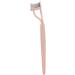 Eyelash Separator Comb Half Arc Stainless Steel Portable Folding Eyelash Separator Brush for Daily Makeup Cosmetic Use Pink - Buy Online on GoSupps.com