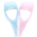 2 pcs plastic three in one makeup eyelash tool upper and lower eyelash mascara applicator applicator guide assistant eyelash comb quick makeup template.(Red+Blue) - Buy Online on GoSupps.com