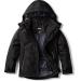 TSLA Kid's Snowboard & Ski Jacket, Waterproof Winter Jacket, Windproof Insulated Snow Jackets with Hood Kids Ski Jacket Black Large
