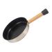 Yardenfun Camping Portable Pan Pans Stainless Steel Cookware Griddle Flat Skillet Non Stick Cooking Utensils Egg Pan Stainless Steel Pan Stainless Steel Pot Lightweight Wood