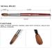 Alexnailart 4pcs Kolinsky Sable Acrylic Nail Brush Set - Red Wooden Handle, Manicure Design Pen for Acrylic Powder - Premium Quality - Buy Online on GoSupps.com