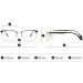 Parwana Reading Glasses for Presbyopia | Stylish Anti-UV Blue Light Blocking Readers | Flat Lighting Mirror | +150 C4 Available for Men & Women - Buy Online on GoSupps.com