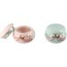 Glaze Ceramic Jars Small Light Weight with Lid Portable Cosmetics Dispenser Household Storage Jars - Buy Online on GoSupps.com