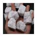 Gemstone Natural Quartz Crystal White howlite Rough raw Crystal Stone for Garden Decoration 8pcs Full of Texture