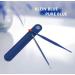 Professional Ear Wax Removal Kit with Stainless Steel Spiral Ear Cleaner - 2Pcs (Blue Brush) - Buy Online on GoSupps.com