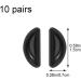 Danlai 10 Pairs Non-Slip Silicone Nose Pads for Glasses | Ultra-Small 1mm Cushions for Comfort | International Shipping Available - Buy Online on GoSupps.com