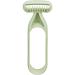 Haowul women razor manual armpit hair depilation razor non-smooth bikini axle cavity leg razor cosmetic tools for women green