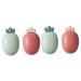 Ciieeo 4 Pcs Boxes Soap Box Draining Container Plastic Containers Plastic Soap Dispenser Storage Stand Ornament Container Portable Paper Towel Holder Soap Case Travel Pp Protector