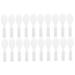 Seaesfoufu 20st prison toothbrush little toothbrush hiking daily toothbrush mini toothbrush toothbrush with soft handle mini balls travel nylon accessories adult white