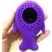 ISTOVO Silicone Face Cleansing Brush Facial Cleanser Whale Shape Facial Cleanser Exfoliator Face Scrub Washing Brush Pink - Buy Online on GoSupps.com