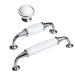 Creatwls 10pcs European Art Ceramic Cabinet Handles Stylish Knobs for Furniture Drawers & Doors - Buy Online on GoSupps.com