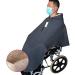 Wheelchair Blanket Wheelchair Cape Blanket Lightweight Wearable Blanket for Women and Man Warm Windproof Wheelchair Blanket Grey - Buy Online on GoSupps.com
