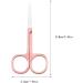 IOIUSKKU Nail Cuticle Nippers Stainless Steel Scissors Eyebrow Trimmer Trimming Tool Spray Paint Rosegold - Buy Online on GoSupps.com