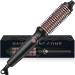Thermal Brush 3 Temps LCD Display Up to 400 F Curling Brush Curling Iron 1.25 in Heated Curling Brush Ceramic Tourmaline Ionic Volumizing Brush Curling Comb 110-240V Travel Curling Iron