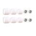 Short False Toenails Press On Toenails-Shiny Artificial Toenails Full Cover Toe Nails Nails Supplies for DIY Nails Decor White Artificial Toenails-Shiny Press On Toenails Full Cover False Toenails
