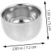 Minkissy Luxury 2-Piece Beard Bowl Set - Retro Razor Cup & Shaving Soap Holder in 304 Stainless Steel | Perfect Gifts for Men - Buy Online on GoSupps.com