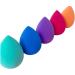 Makeup Sponge Set 5x Premium - Odor free eco-friendly and non-allergenic - Foundation Sponge Blender - Perfect for Blusher Liquid Cream and More HUNYLONDON - Buy Online on GoSupps.com