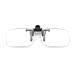 HHCC Transparent glasses glass glasses & clip-on glasses can be fishing +1.00 to +3.50 diopters for outdoor driving 2 packs +1.00
