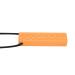 Silicone Building Blocks Baby Teether Necklace | Teething Stick Chew Pendant for Babies (Orange) - Buy Online on GoSupps.com