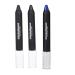 Professional Hair Chalk Temporary Dye Set - Black, Dark Brown, Blue | Non-Toxic Color Crayon for White Hair Coverage (3 Packs) - Buy Online on GoSupps.com
