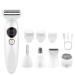 Rasoir Femme 5 En 1 Multifonction Rasoirs lectriques Femme Pour Maillot Visage Le Nez Les Bras Les Aisselles Et Les Jambes (Blanc)