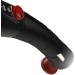 PUREWAVE CM-07 Black/Red Dual Motor Percussion & Vibration Massager - 8 Attachments - Buy Online on GoSupps.com