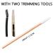 Waterproof Wooden Eyebrow Pencil with Trimmer & Sharpening Tool - Dark Curry - Buy Online on GoSupps.com