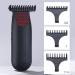 Rechargeable Bald Clipper - Professional 0 MM T Steel Blade Hair Trimmer for Men | Barber Shop Kit with 3 Guide Combs - Buy Online on GoSupps.com
