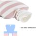 Tianyia Classic Stripe Hot Water Bottle - 2.0L Large Heat Pocket Soft Cotton Cover Pink Gift for Hands Feet & Bed Warmers - International Shipping Available - Buy Online on GoSupps.com