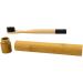 STOBAZA Bamboo Toothbrush Eco-Friendly Wooden Toothbrush with Soft Bristles | Pack of 1 | Sustainable Oral Care - Buy Online on GoSupps.com