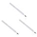 Housoutil 3pcs Makeup Lip Brush Lip Brush Applicator Makeup Tool Kit Small Mirrors for Crafts Lipstick Applicator Lip Gloss Lip Applicators Handy Lip Brush Make up Plate White Travel 9.3*1cmx3pcs Whitex3pcs