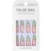 Coffin False Nails Press on Nails French Long Fake Nails Ballerina Acrylic Stick on Nails 24pcs for Women and Girls (Color : Pink Size : F) - Buy Online on GoSupps.com
