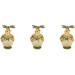 Dajidafu 3 Set of Decorative Glass Perfume Bottle Easy To Clean Wide Application Gifts Sturdy And Durable Decorative Perfume Bottle green green 3Set - Buy Online on GoSupps.com